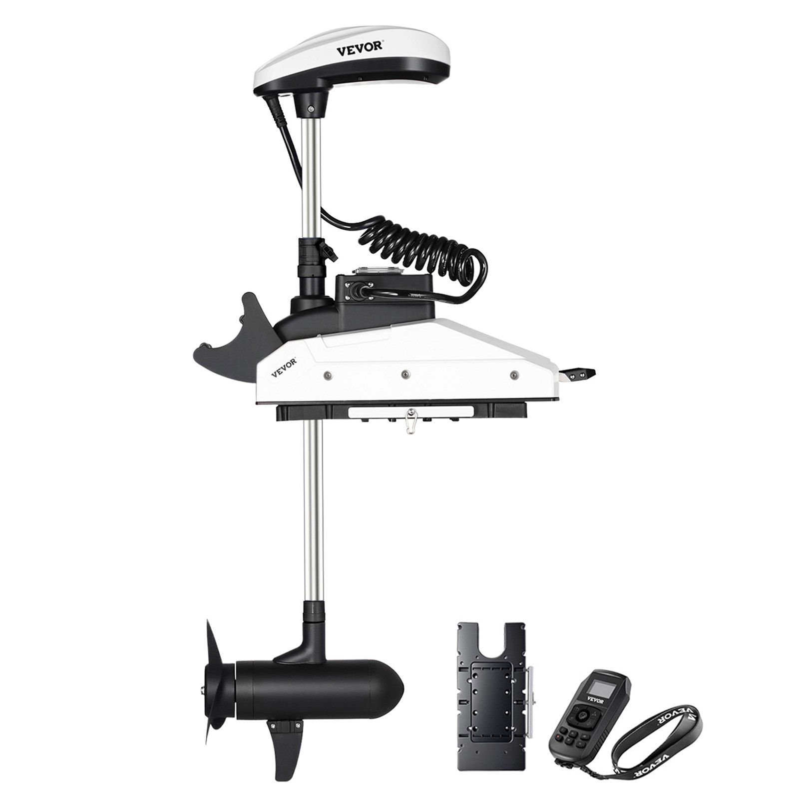 VEVOR Electric Trolling Motor, 12V 55lbs Thrust with GPS